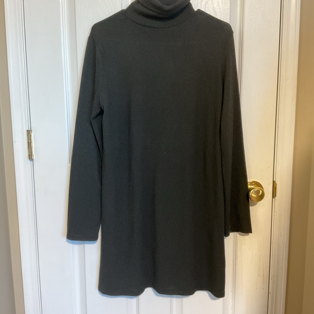 Zara Black Turtleneck Sweater Dress